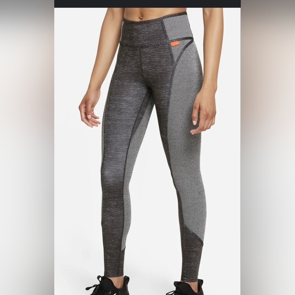 Nike Dri-FIT Black and Gray Leggings